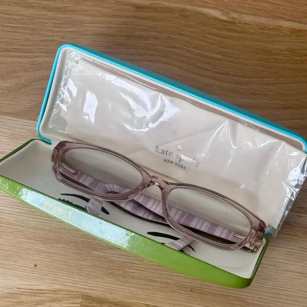 Kate Spade Beige Stripe White QGX Brylie Women's Eyeglasses Full Rim